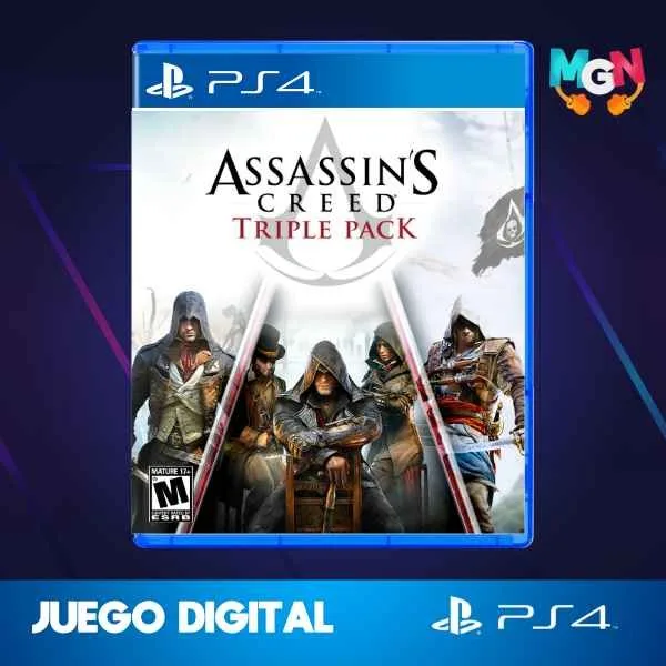 ASSASSINS CREED TRIPLE PACK: BLACK FLAG, UNITY Y SYNDICATE