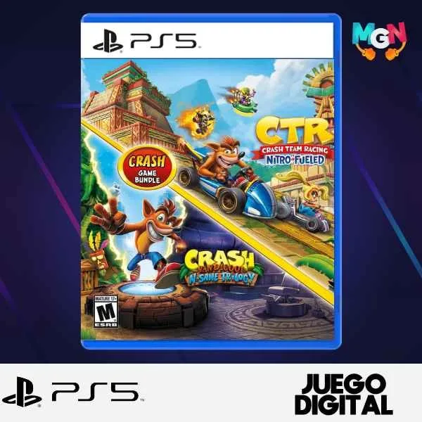 CRASH BANDICOOT TRILOGY + CRASH TEAM RACING BUNDLE