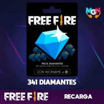 FREE FIRE - 341 DIAMANTES