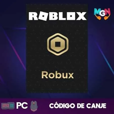 ROBLOX RECARGA DE ROBUX - CÓDIGO DE CANJE GLOBAL