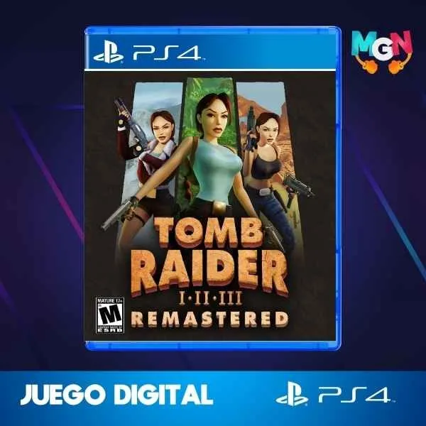 TOMB RAIDER 1-2 Y 3 REMASTERED - LARA CROFT