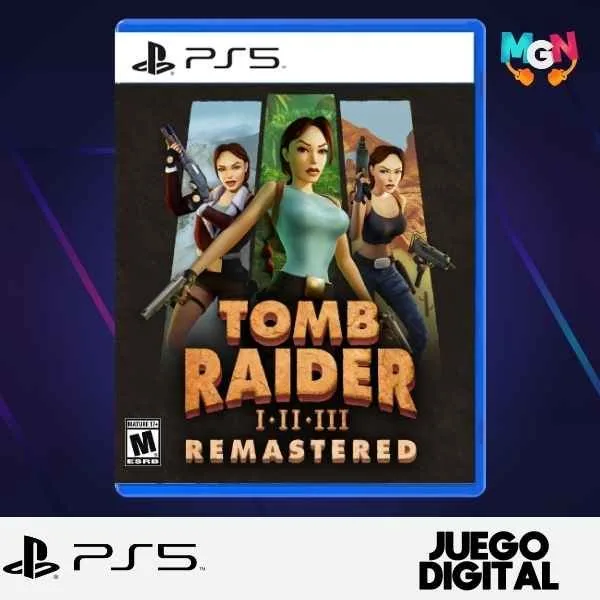 TOMB RAIDER 1-2 Y 3 REMASTERED - LARA CROFT