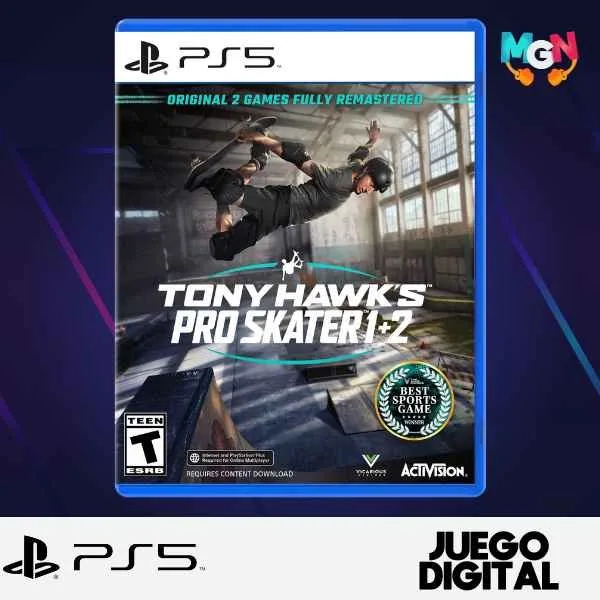 TONY HAWKS PRO SKATER 1+2