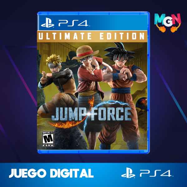 Red de comunicacion Ahorro Credencial JUMP FORCE ULTIMATE EDITION PS4 (Juego Digital) - MyGames Now