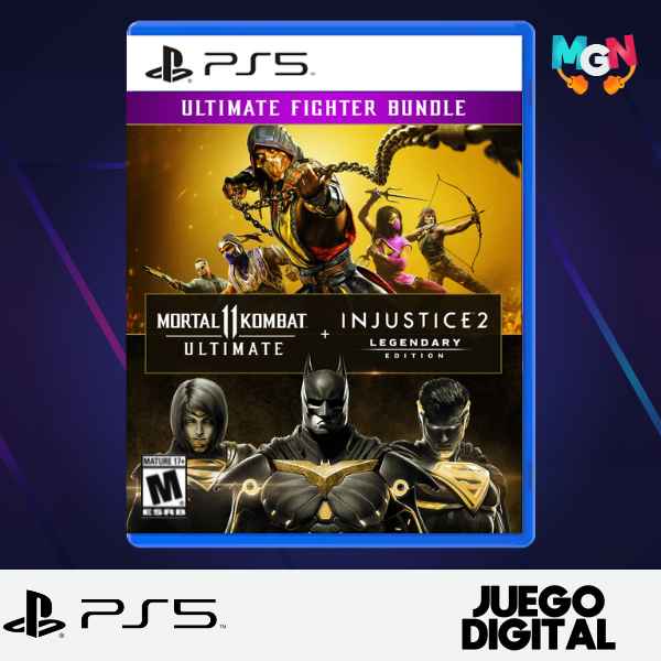 Pacote Mortal Kombat 11 Ultimate + Injustice 2 Ed. Lendária - Ps5 Mídia  Digital - Big Fase Games
