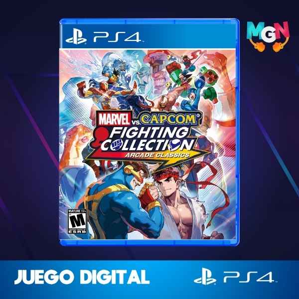 MARVEL VS CAPCOM FIGHTING COLLECTION ARCADE CLASSICS (Juego Digital PS4)