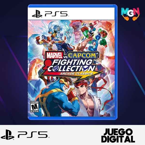 MARVEL VS CAPCOM FIGHTING COLLECTION ARCADE CLASSICS (Juego Digital PS5 - Retro)