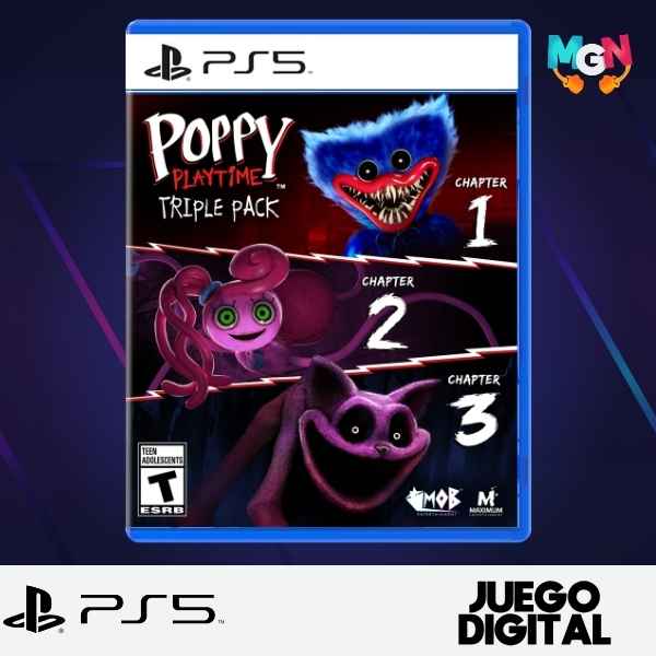 POPPY PLAYTIME TRIPLE PACK (1 AL 3) (Juego Digital PS5 - Retro)