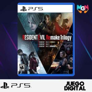 RESIDENT EVIL REMAKE TRILOGY (2, 3 Y 4) (Juego Digital PS5)