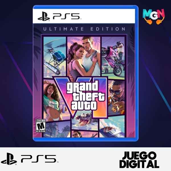GRAND THEFT AUTO VI ULTIMATE EDITION- Preventa GTA 6 (Juego Digital PS5)