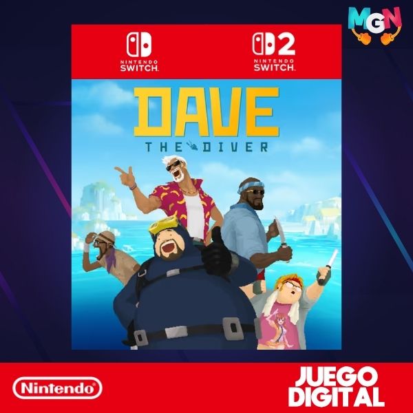 DAVE THE DIVER (Juego Digital Nintendo Switch 1 Y 2)